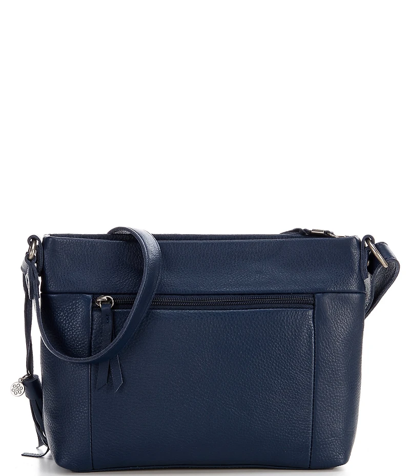 The Sak Melrose Top Zip Leather Crossbody Bag