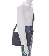 The Sak Melrose Top Zip Leather Crossbody Bag