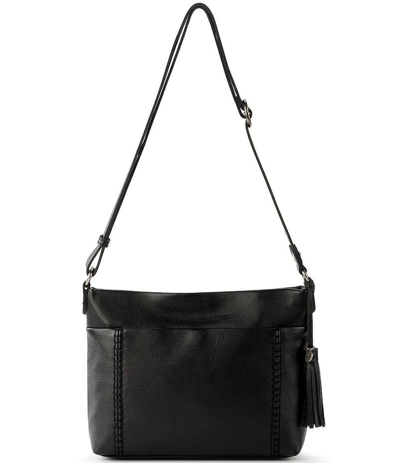 The Sak Melrose Zip Leather Crossbody Bag