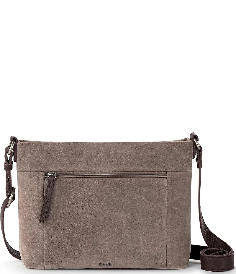 The Sak Melrose Zip Suede Crossbody Bag