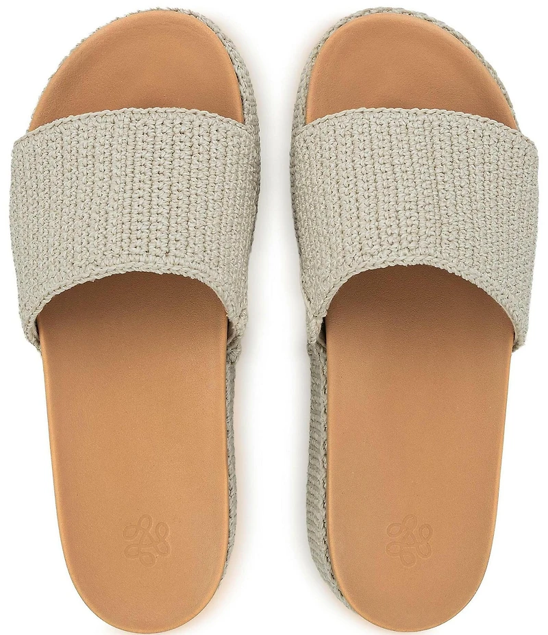 The Sak Olivia Wedge Crochet Platform Sandals