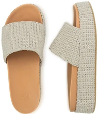 The Sak Olivia Wedge Crochet Platform Sandals