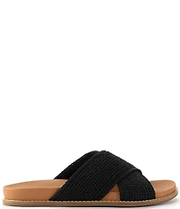 The Sak Penelope Cross Banded Slide Sandals