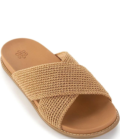 The Sak Penelope Cross Banded Slide Sandals
