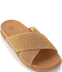 The Sak Penelope Cross Banded Slide Sandals