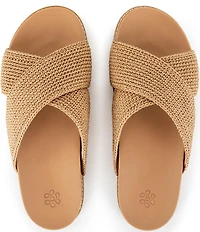 The Sak Penelope Cross Banded Slide Sandals