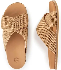 The Sak Penelope Cross Banded Slide Sandals