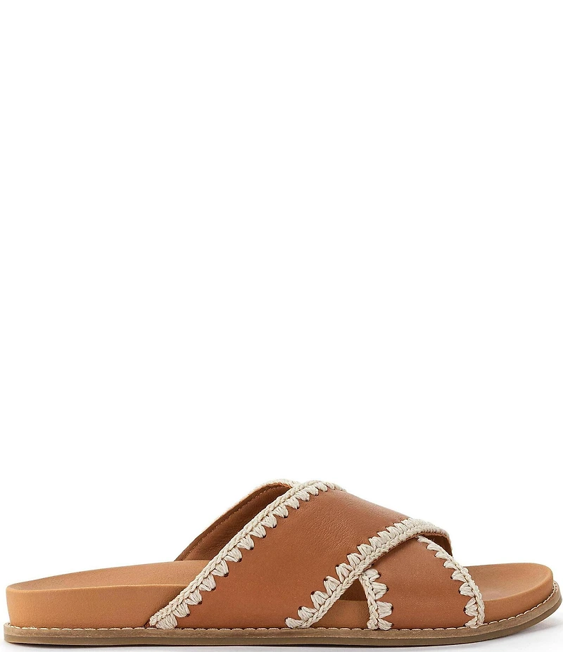 The Sak Penelope Leather Slide Sandals