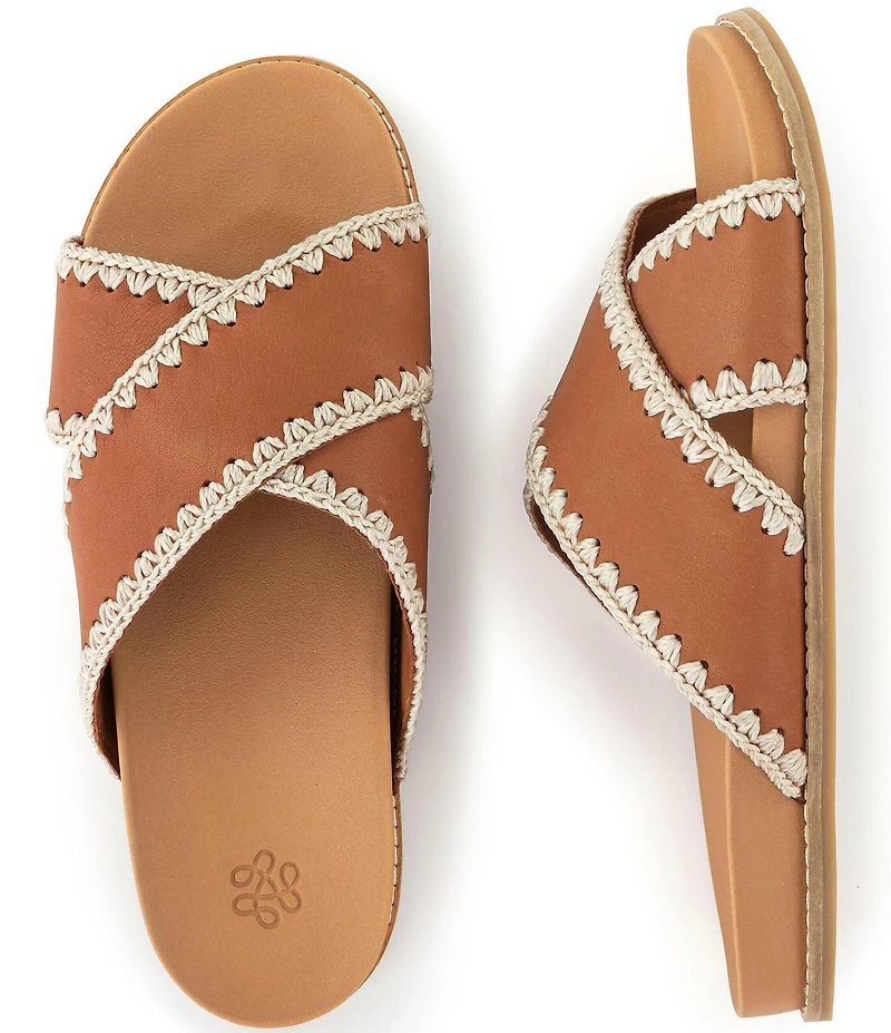 The Sak Penelope Leather Slide Sandals