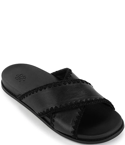 The Sak Penelope Leather Slide Sandals