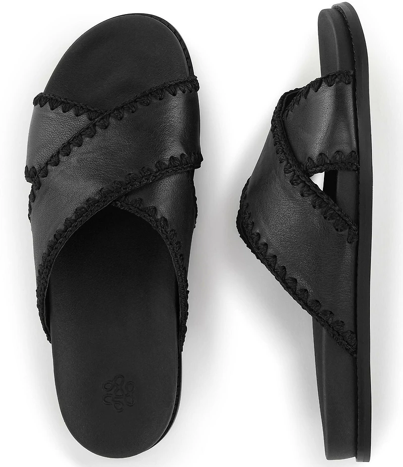 The Sak Penelope Leather Slide Sandals