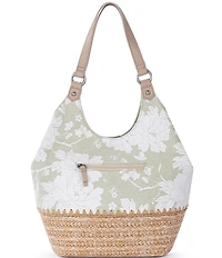 The Sak Roma Floral Expandable Shoulder Bag