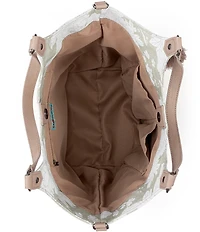 The Sak Roma Floral Expandable Shoulder Bag