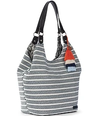 The Sak Roma Woven Straw Shoulder Bag