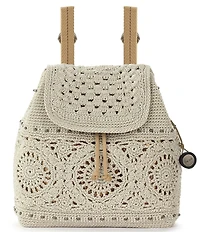 The Sak Sayulita Crochet Backpack
