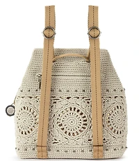 The Sak Sayulita Crochet Backpack
