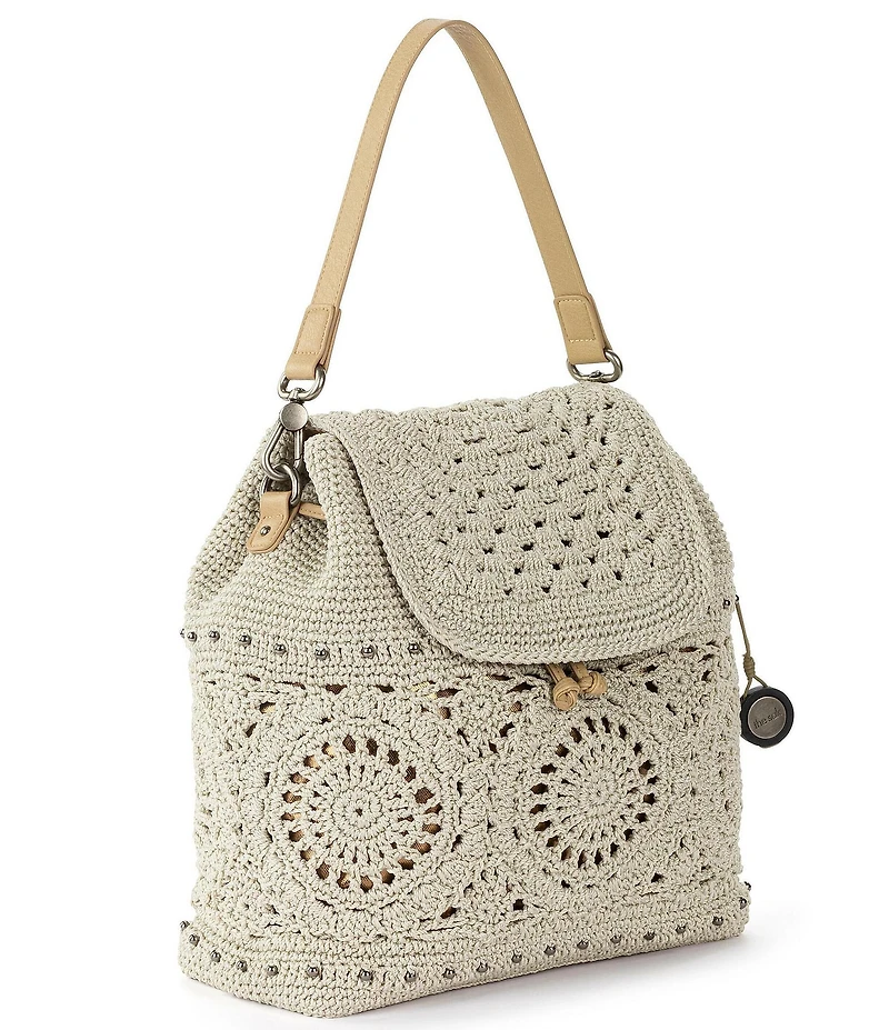 The Sak Sayulita Crochet Backpack