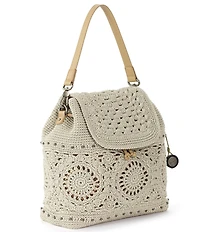 The Sak Sayulita Crochet Backpack