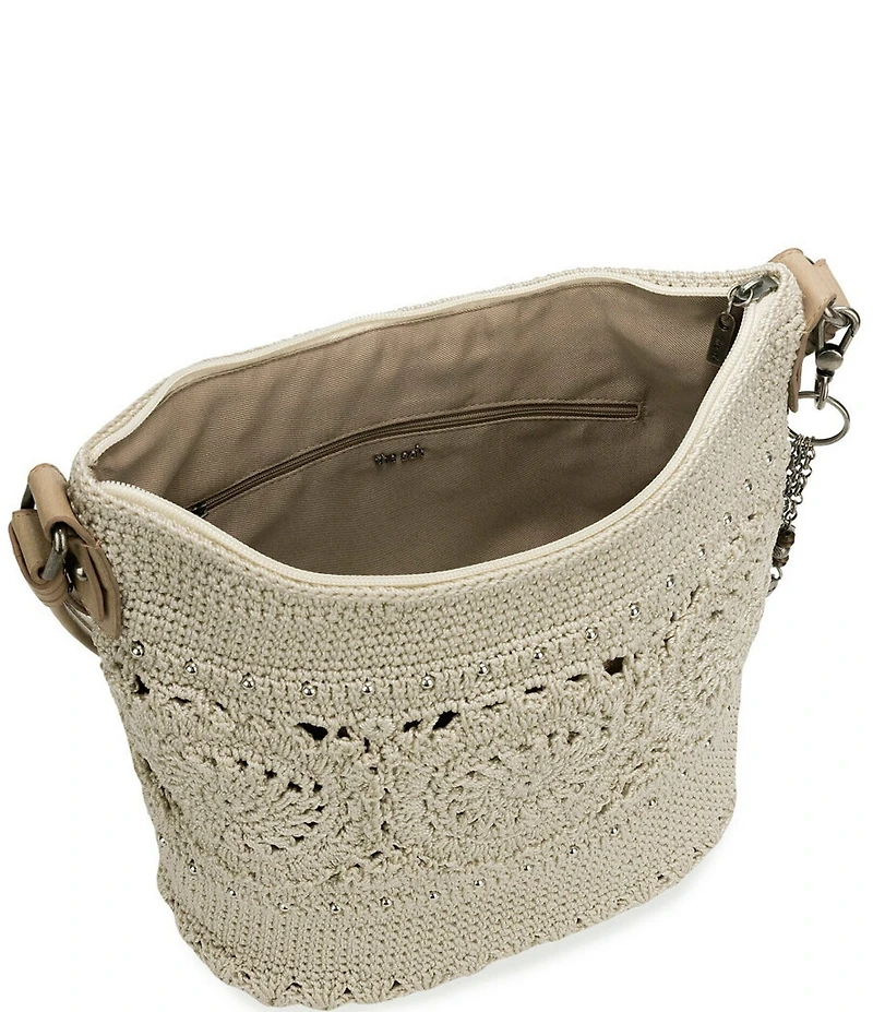 The Sak Sequoia Crochet Hobo Charm Bag