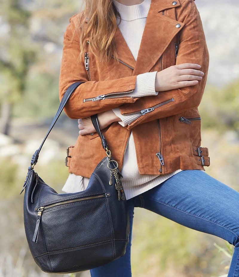 The Sak Sequoia Leather Hobo Bag
