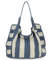 The Sak Stripe Crochet Large Tote Bag
