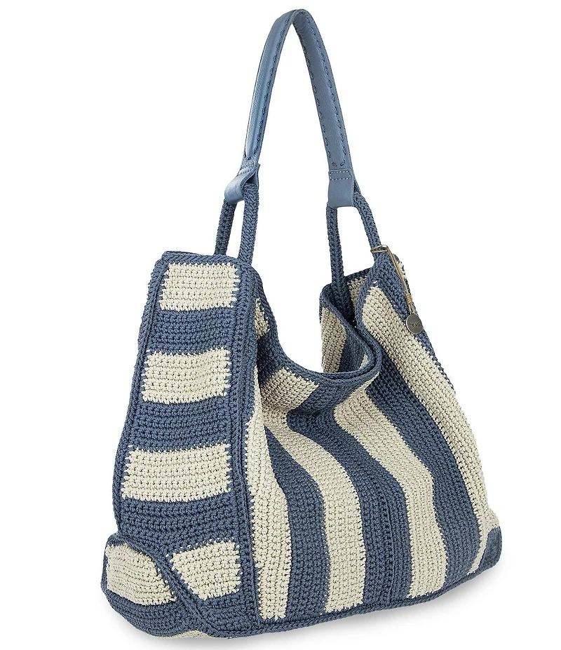 The Sak Stripe Crochet Large Tote Bag