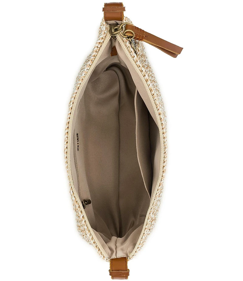 The Sak Tess Crochet Crescent Shoulder Bag