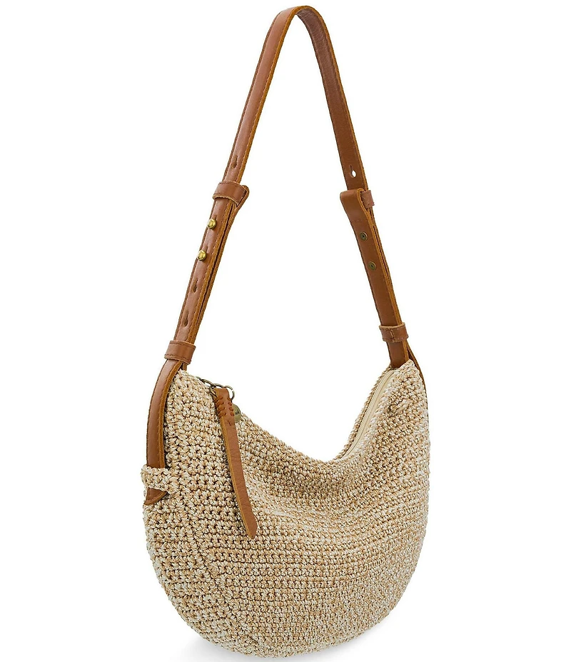 The Sak Tess Crochet Crescent Shoulder Bag