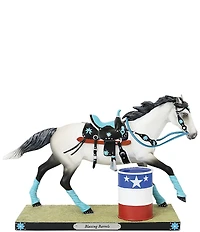 The Trail of Painted Ponies Blazing Barrels Figurine