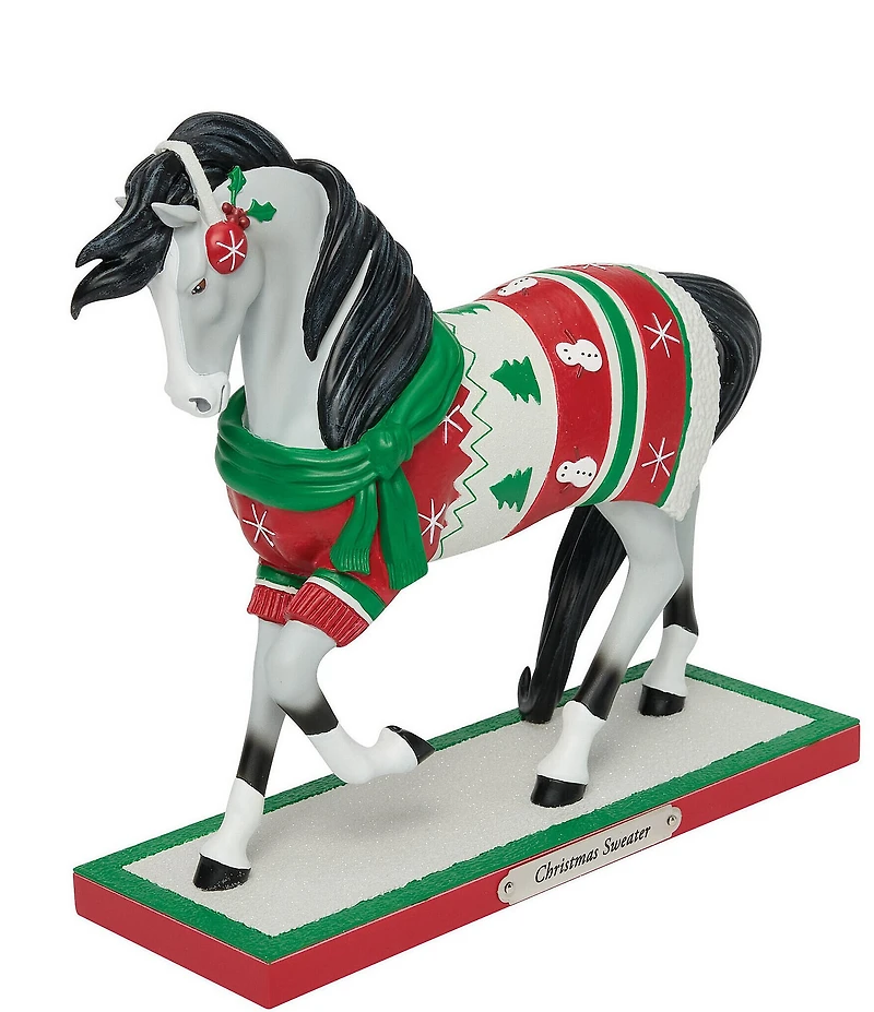 The Trail of Painted Ponies Christmas Sweater Collectible Figurine