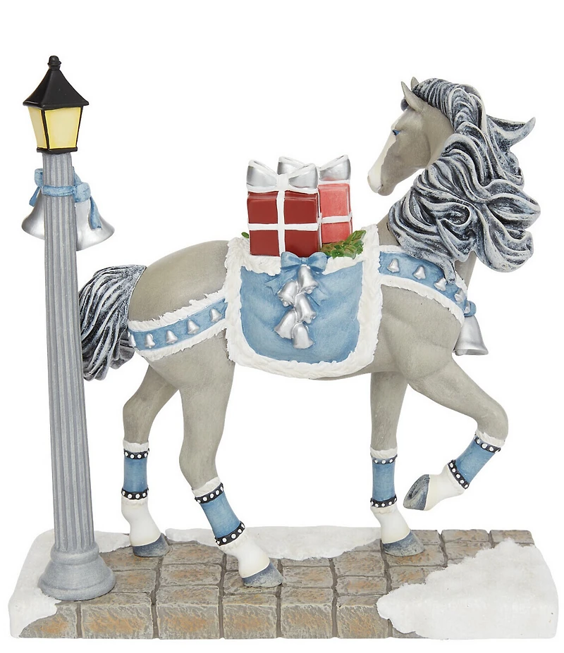 The Trail of Painted Ponies Christmas Time In The City Collectible Figurine