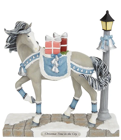 The Trail of Painted Ponies Christmas Time In The City Collectible Figurine