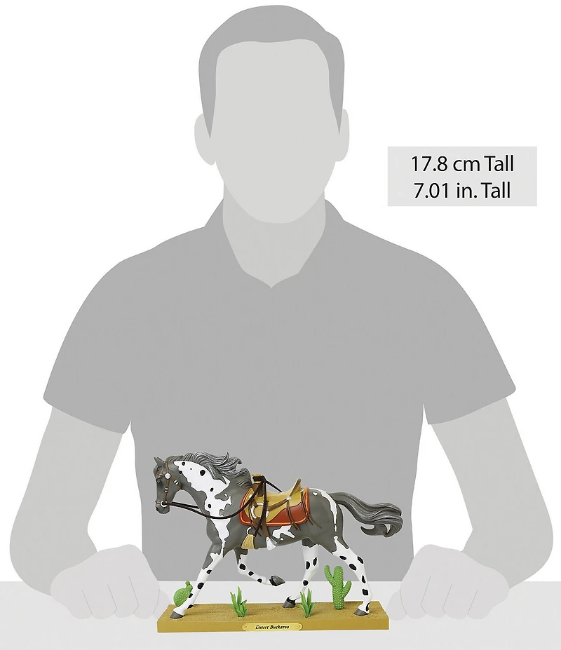 The Trail of Painted Ponies Desert Buckaroo Figurine