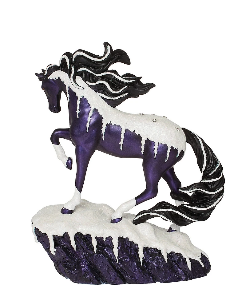 The Trail of Painted Ponies Frosted Black Magic Figurine