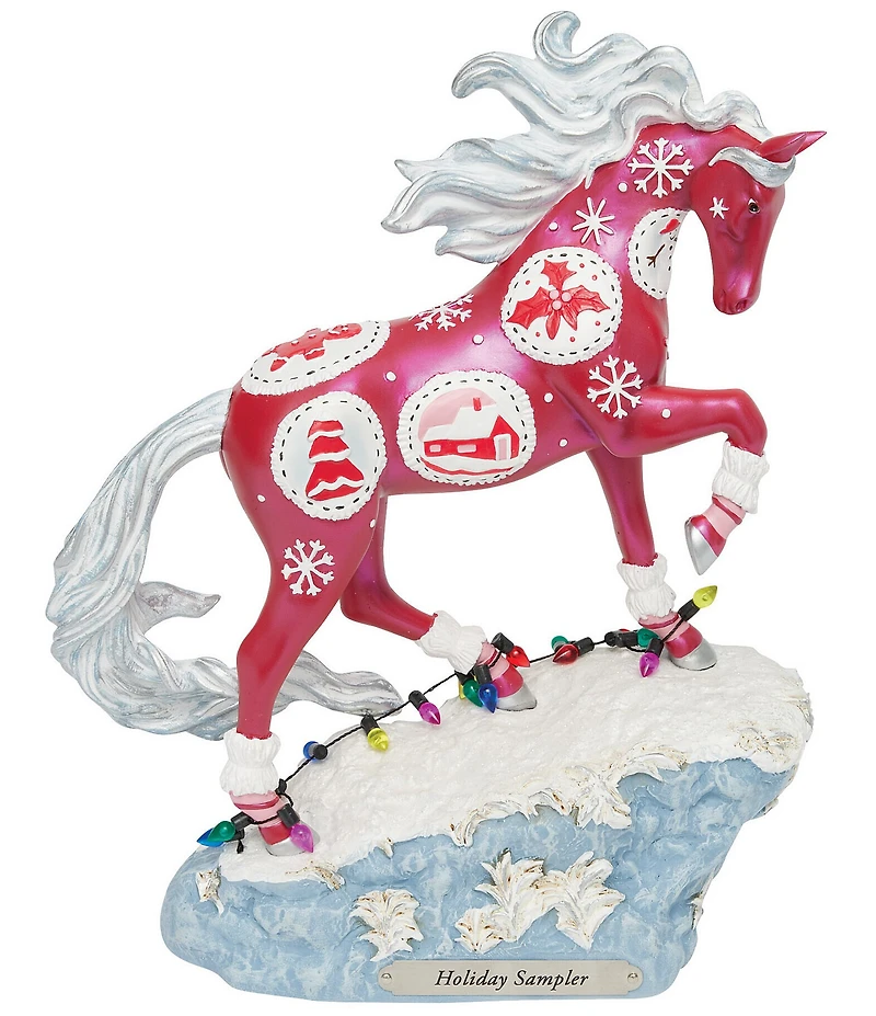 The Trail of Painted Ponies Holiday Sampler Figurine