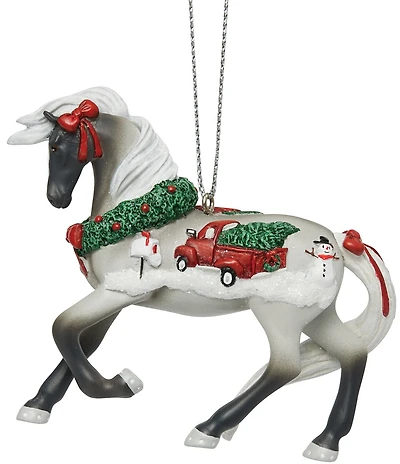 The Trail of Painted Ponies Tailgate Christmas Ornament