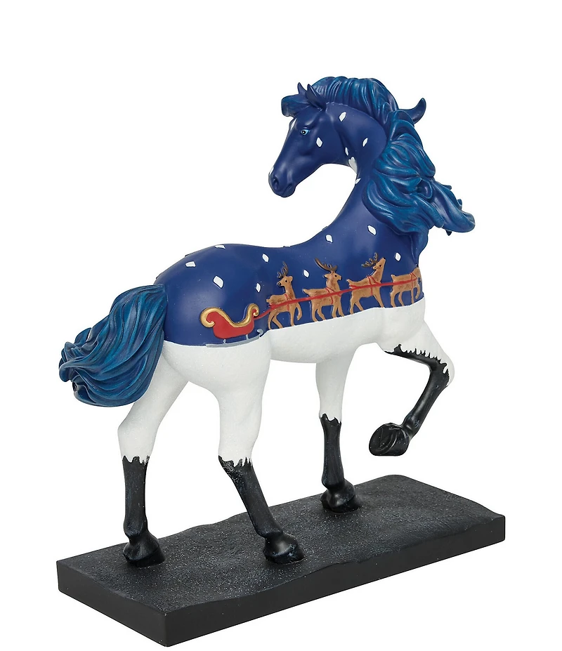 The Trail of Painted Ponies Up On The Housetop Collectible Figurine