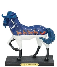 The Trail of Painted Ponies Up On The Housetop Collectible Figurine