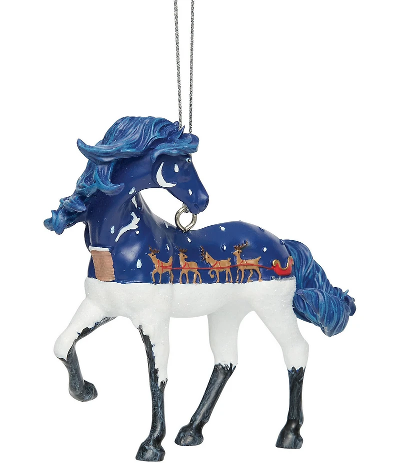 The Trail of Painted Ponies Up On The Housetop Collectible Ornament