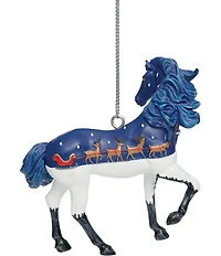 The Trail of Painted Ponies Up On The Housetop Collectible Ornament