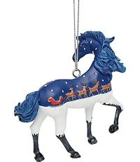 The Trail of Painted Ponies Up On The Housetop Collectible Ornament