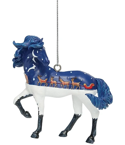 The Trail of Painted Ponies Up On The Housetop Collectible Ornament