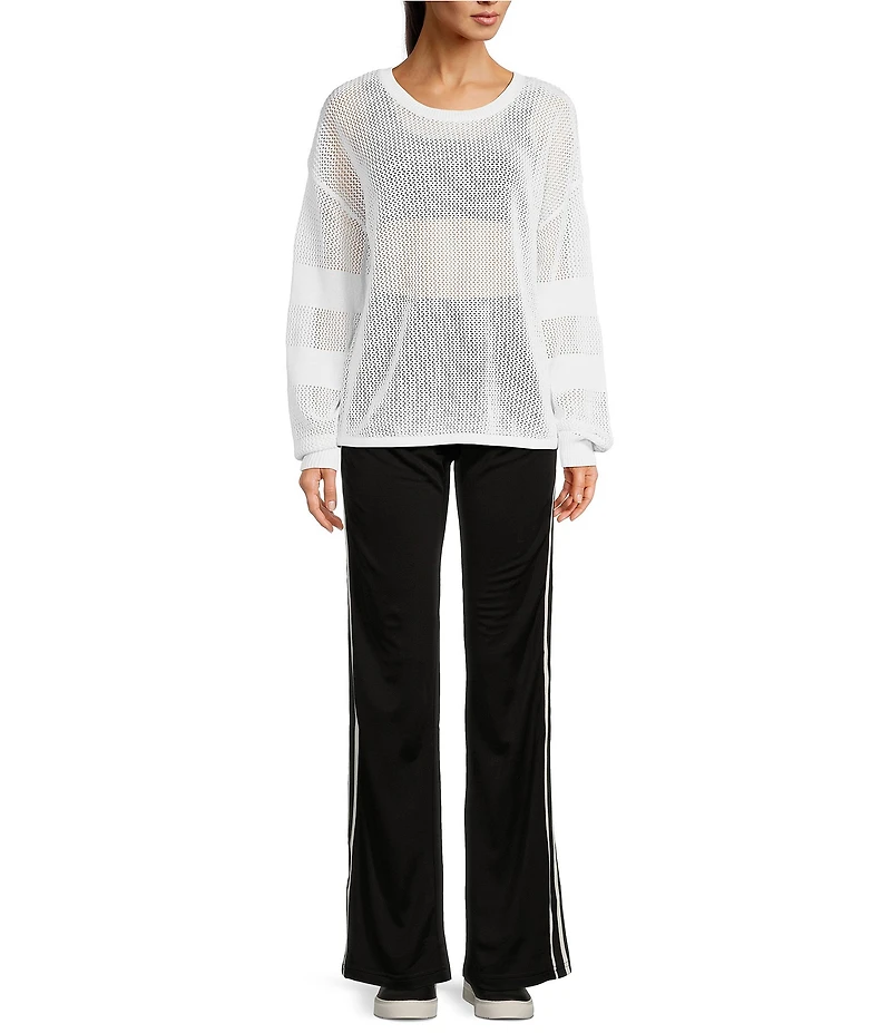 The Upside Celeste Jersey Relaxed Straight Leg Track Pants