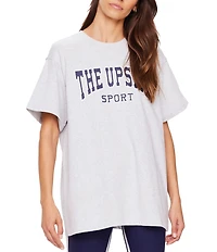 The Upside Harbor Sammi Organic Cotton Crew Neck Short Sleeve Tee