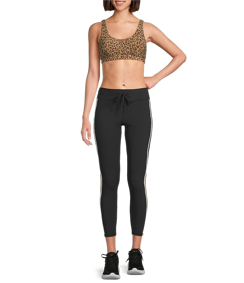 The Upside Panthera Daisy Coordinating Scoop Neck Sport Bra