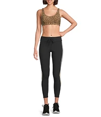 The Upside Panthera Daisy Coordinating Scoop Neck Sport Bra