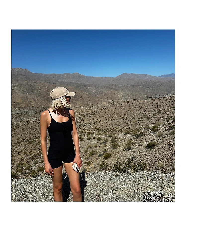 The Upside Peached Jamie Spaghetti Strap Onesie