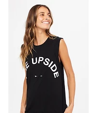 The Upside Organic Cotton Sleeveless Graphic Muscle Tank