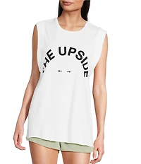 The Upside Organic Cotton Sleeveless Graphic Muscle Tank