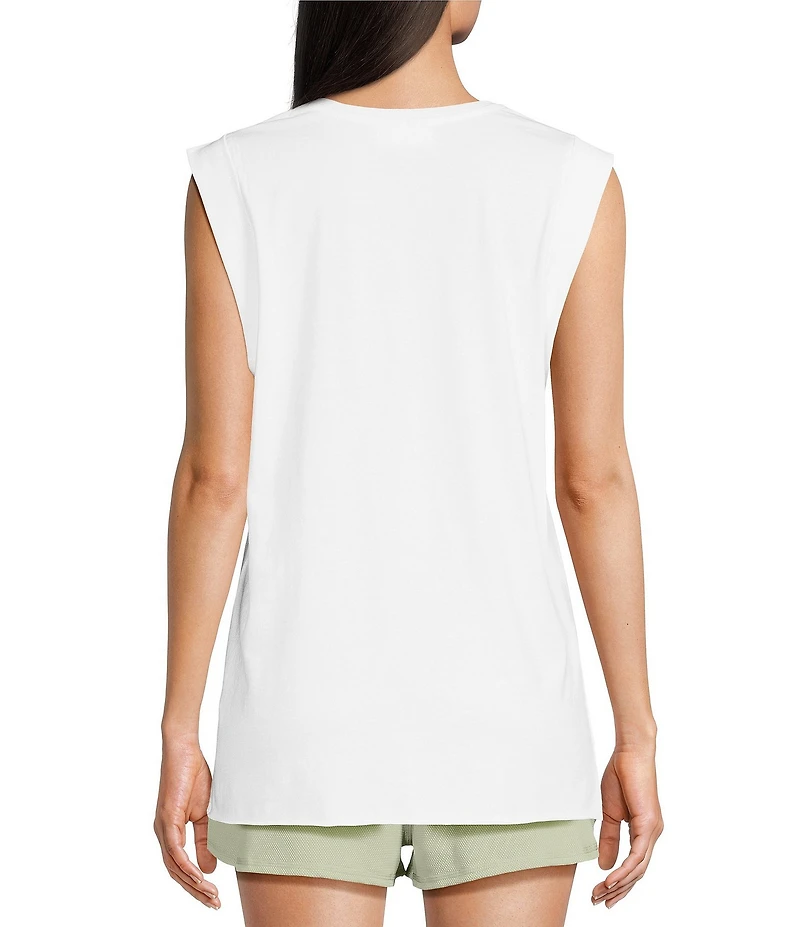The Upside Organic Cotton Sleeveless Graphic Muscle Tank